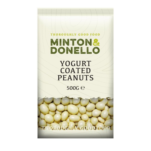 Minton & Donello 500g Yogurt Coated Peanuts - Gluten Free,