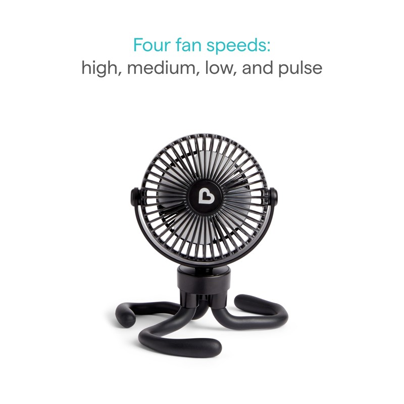Munchkin Stroller Fan - Portable Fan for Travel, Baby Gear