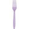 Luscious Lavender Purple Plastic Forks, 72 Count