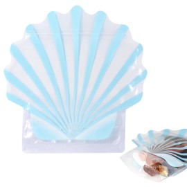 Luvlewen 20pcs Seashell Bags, Hangover Recovery Kit Bags, Stand Up Pouch Bags, Resealable Mylar Bags for Bachelorette Party Favor Supplies