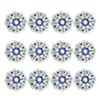 ABCD MarryAcc Berry Conchos with Screws Metal Flower Rhinestone Conchos