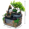 Headery Water Fountains Indoor Tabletop Rockery Fountain Desktop Waterfall Relaxation