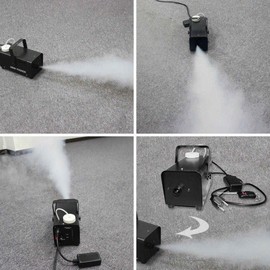 Mini Portable Remote 400W Fog Machine Home Party Show Smoke Fogger Stage Equipment W400 (NO LED)
