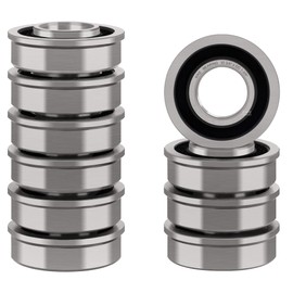 XiKe 10 Pcs 532009040, 13359, 9040H, 532124959, 5920H, 9040HR Flanged Ball Bearings Replacement for Lawn Mower Wheel Bearing, Bushing to Bearings Conversion.