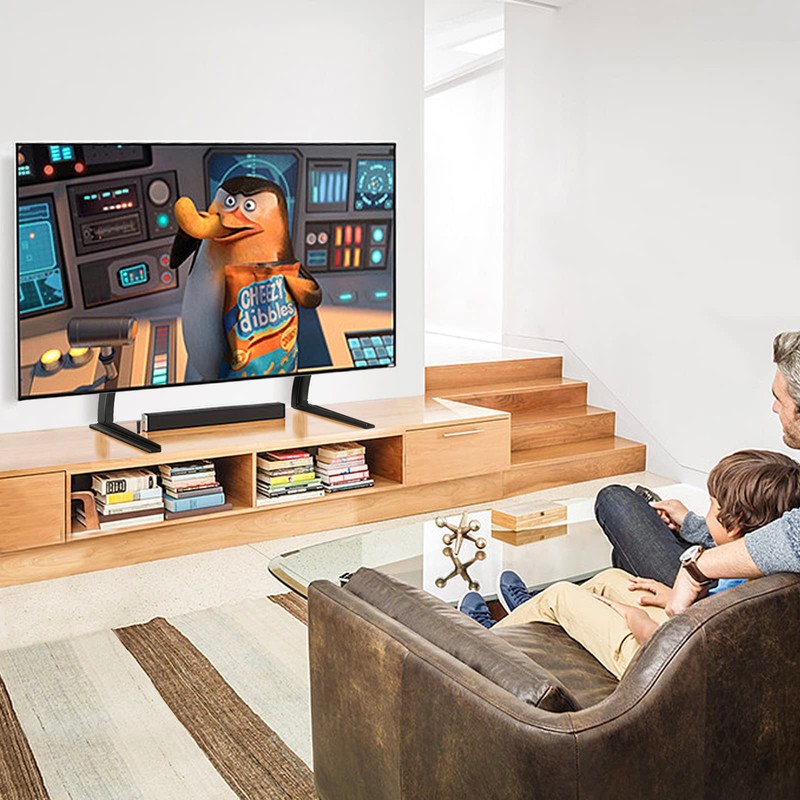 TAVR Universal Table Top TV Stand Base TV Legs for