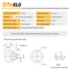 STARELO STARELO 6PCS 12mm Momentary Push Button Switch Mini Round
