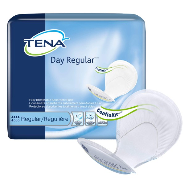 1 Pack of 46 TENA Bladder Control Pads Absorbency Day Regular Blue SCA Hygiene Products 62418