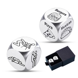 Funny Christmas Gag Gifts for Boyfriend Stocking Stuffers for Women Men Adults Santa Swap Gift Exchange Dice Santa Swap Gift Idea Date Night Ideas Christmas Party Gift Exchange for Wife Husband