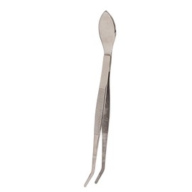 Bonsai Tweezers Curved Tip Stainless Steel with Spatula, Professional and, Easy to Use and Maintain for Garden