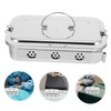 NIYANGLE Stainless Steel Medical Storage Case with Lid and Holes