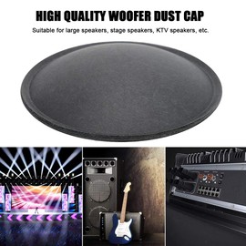 Denash Subwoofer Dust Cap, 5pcs 54 mm Subwoofer Dust Cap Paper Bass Horn Dust Cap for Large Speakers, Stage Speakers, KTV Speakers