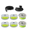 Lyshujli 20ft 0.080" WA0014 String Trimmer Replacement Spools Compatible with