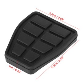 X AUTOHAUX Car Brake Clutch Pedal Pads Cover for VW Transporter T4 1996-2002 2pcs