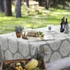 Aeici Square Table Cloth 140x140 Kitchen Table Cloth Cotton Tablecloth