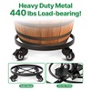 AMAGABELI GARDEN & HOME Plant Caddy with Wheels Heavy Duty