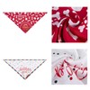 Dog Bandanas Girl 2 Pack, Small Dog for Dog Birthday