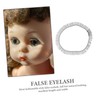 Outanaya 30Pcs Doll Eyelashes Strips Soft Fake Lashes for Doll