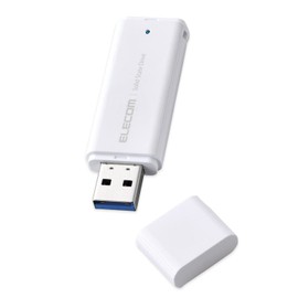 Elecom ESD-EMC0500GWH External SSD, 500 GB, Portable, USB 5Gbps, USB3.2 (Gen2), Small, Cap, White