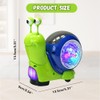 Luminous Snail Toy,Snail Toy for Baby,Electric Snail Crawling Toy,Light up
