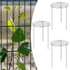 Generic 3 Pieces Peony Support Cages Plant Support Stakes Metal