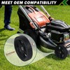 CheeMuii 8 Inch Lawn Mower Wheels 2 Pack 8" Push