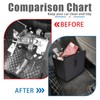 Piburth Car Trash Can, Oxford Cloth Foldable Auto Trash Bin