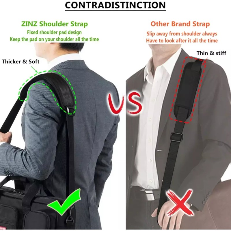 ZINZ 가방 어깨끈 패딩 조절 가능한 교체 [79] ZINZ Bag