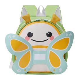 LJCZKA Cute Toddler Backpack Bee for Baby Girls, Children’s Backpack with Chest Strap, Small Preschool Backpack Water Resistant for Age 1-5