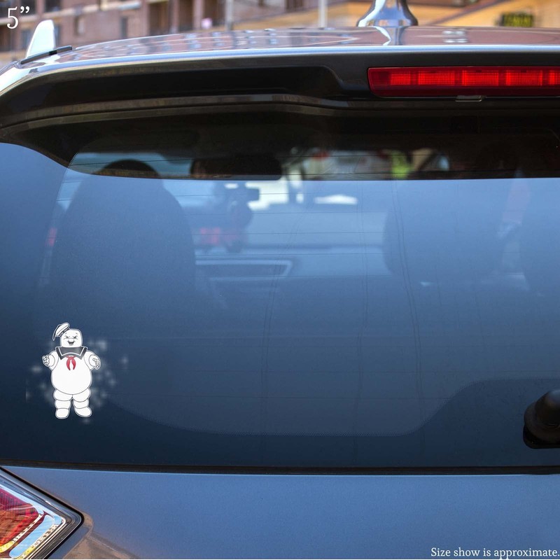 Stay Puft White Vinyl Nontransparent Decal Sticker 20"