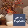 Navy Blue Playroom Decor Long Live Boyhood Wooden Box Sign