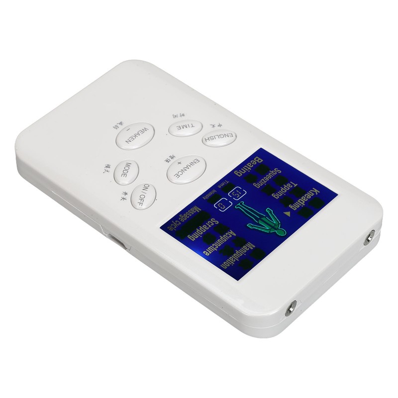Dual Output Muscle Stimulating Machine Multifunctional Rechargeable Electronic Pulse Massager