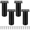 Pack of 4 Adjustable Feet for Furniture Feet, 12 cm