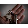 Python-QR Titanium Quick Release Keychain Clip