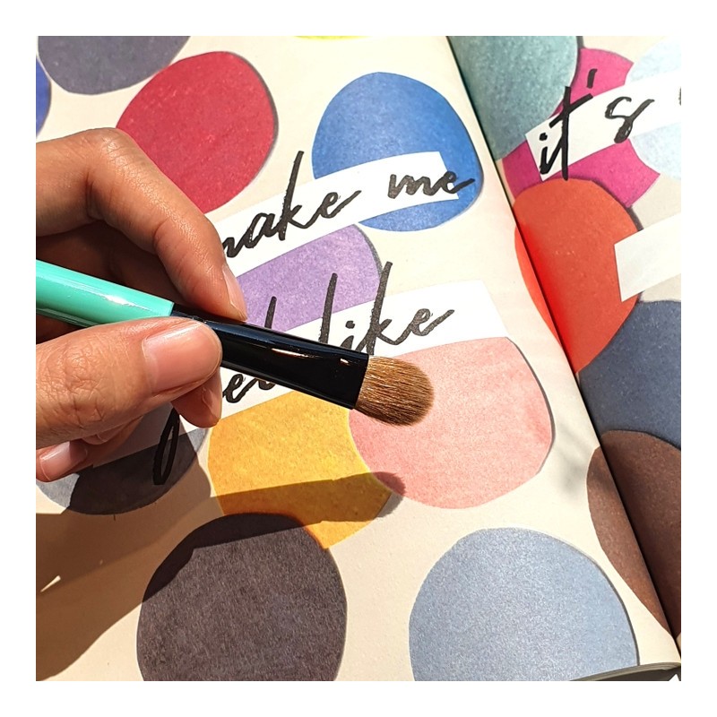 Natural Hair Shadow Brush - Point & Liner / 천연모