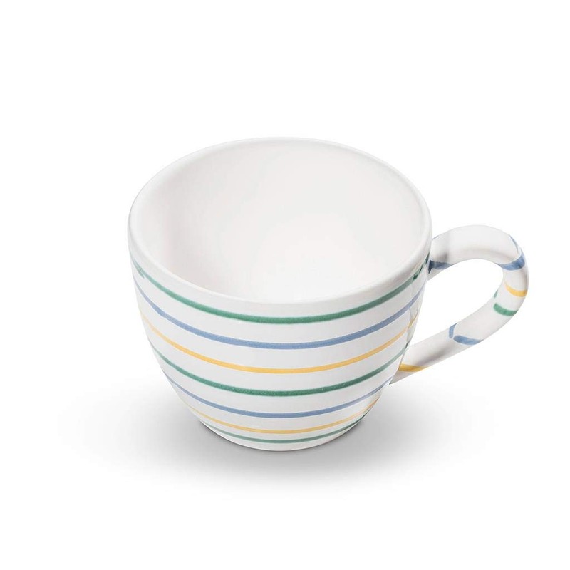 GMUNDNER KERAMIK Tea Cup Maxima Capacity 0.4 Litres Colourful Flamed