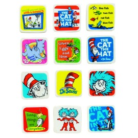 Raymond Geddes Dr. Seuss Character gomas de borrar, 60 Pack (68509)