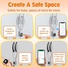 Bestkid Fingerprint Cable Lock, Childproof Fingerprint Padlock Bluetooth APP Contral,