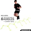 QUICKPLAY PRO Quick-Click Adjustable Speed Hurdles, Set of 6 |