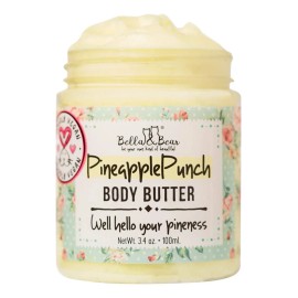Bella & Bear Mantequilla Corporal De Piña, Fórmula Hidratant