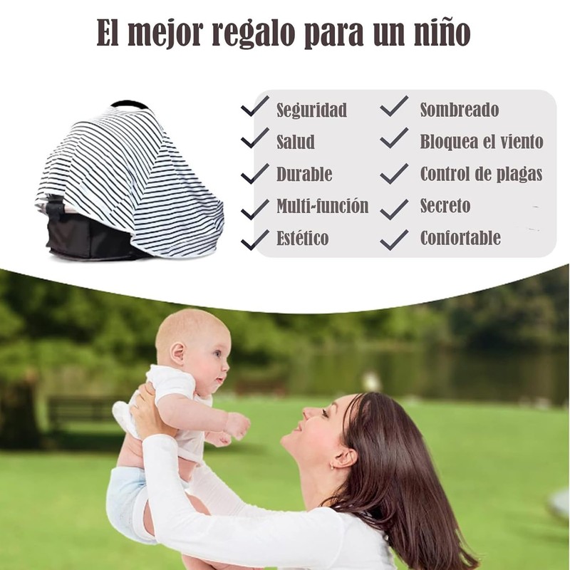 Bufanda para la lactancia materna,Manta para Amamantar,Cubierta de Lactancia Materna,4