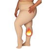 SUREPOCH Plus Size Fleece Lined Tights for Women, Winter Fake
