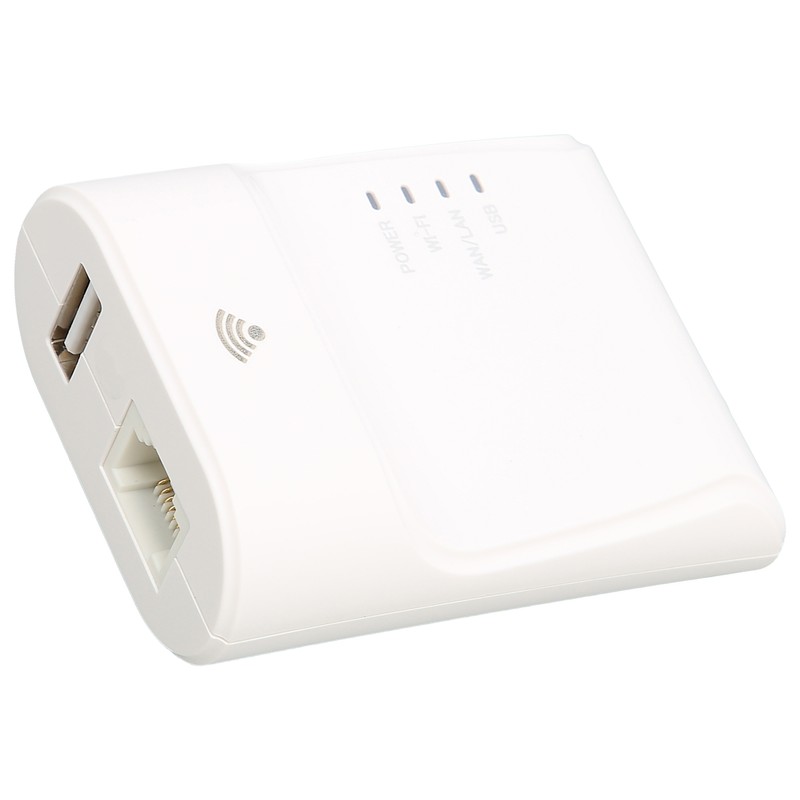 Wireless USB Print Server 10/100Mbps Adaptive 480Mbps Transmission Small Size