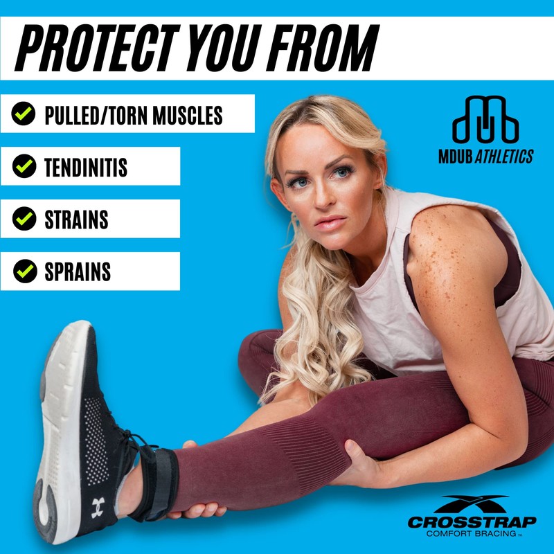 CROSSTRAP Achilles Strap - Ankle Support for Achilles Tendonitis -