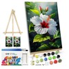 ATDMS Paint by Numbers Kit for Adults Flowers Paint by