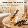 2 PCS Tea Infuser Glass Tea Strainers for Long Leaf