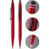 Cross Tech2 Matte Red Refillable Ballpoint Pen with 2 Ballpoint
