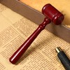 ibasenice Judge Hammer Mahogany Judge Auction Court Hammer Judge Wig