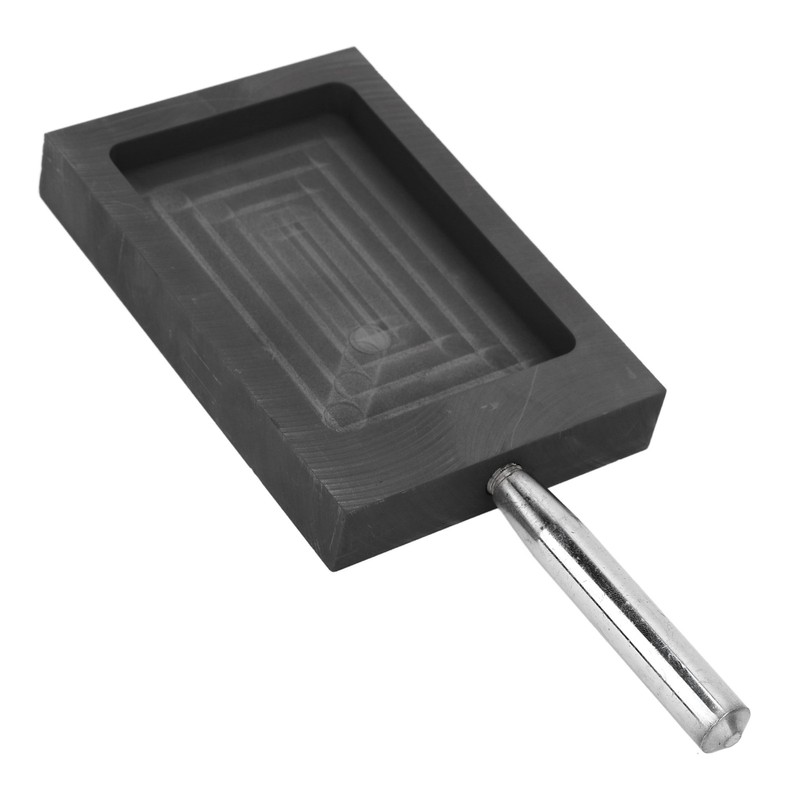 Graphite Casting Mold Metal Ingot Mold Crucible with Handle for