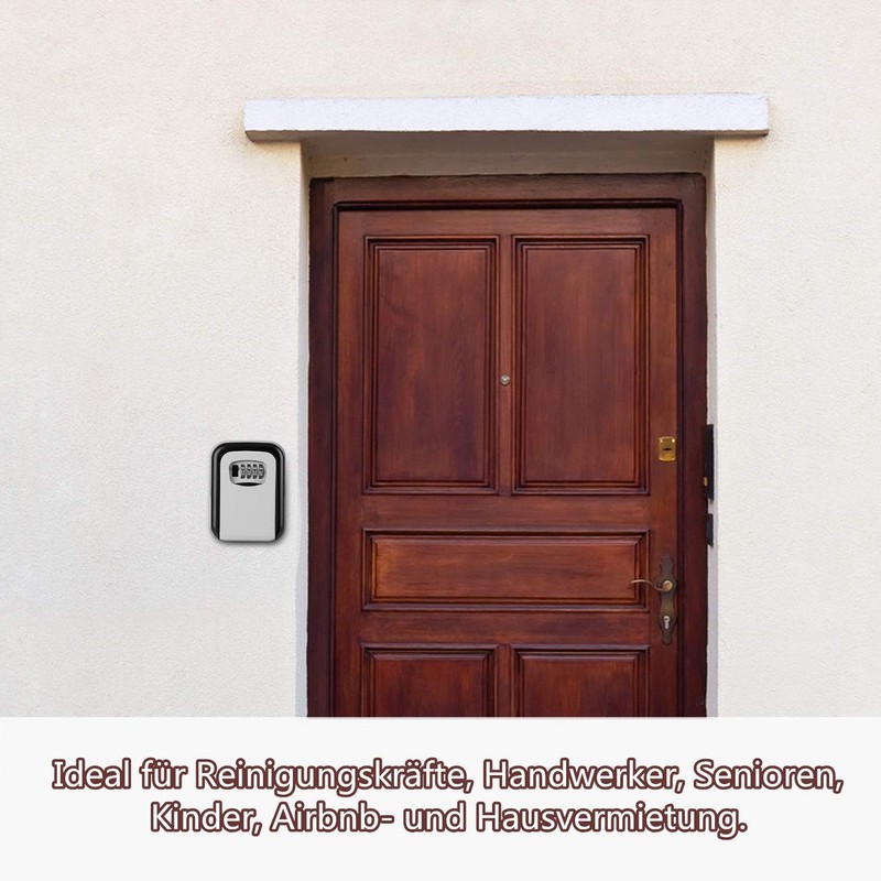 Outdoor Key Safe with Number Code - Key Hiding Place
