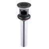 Artiwell Grid Drain Strainer Assembly With Overflow for Bathroom Sink,